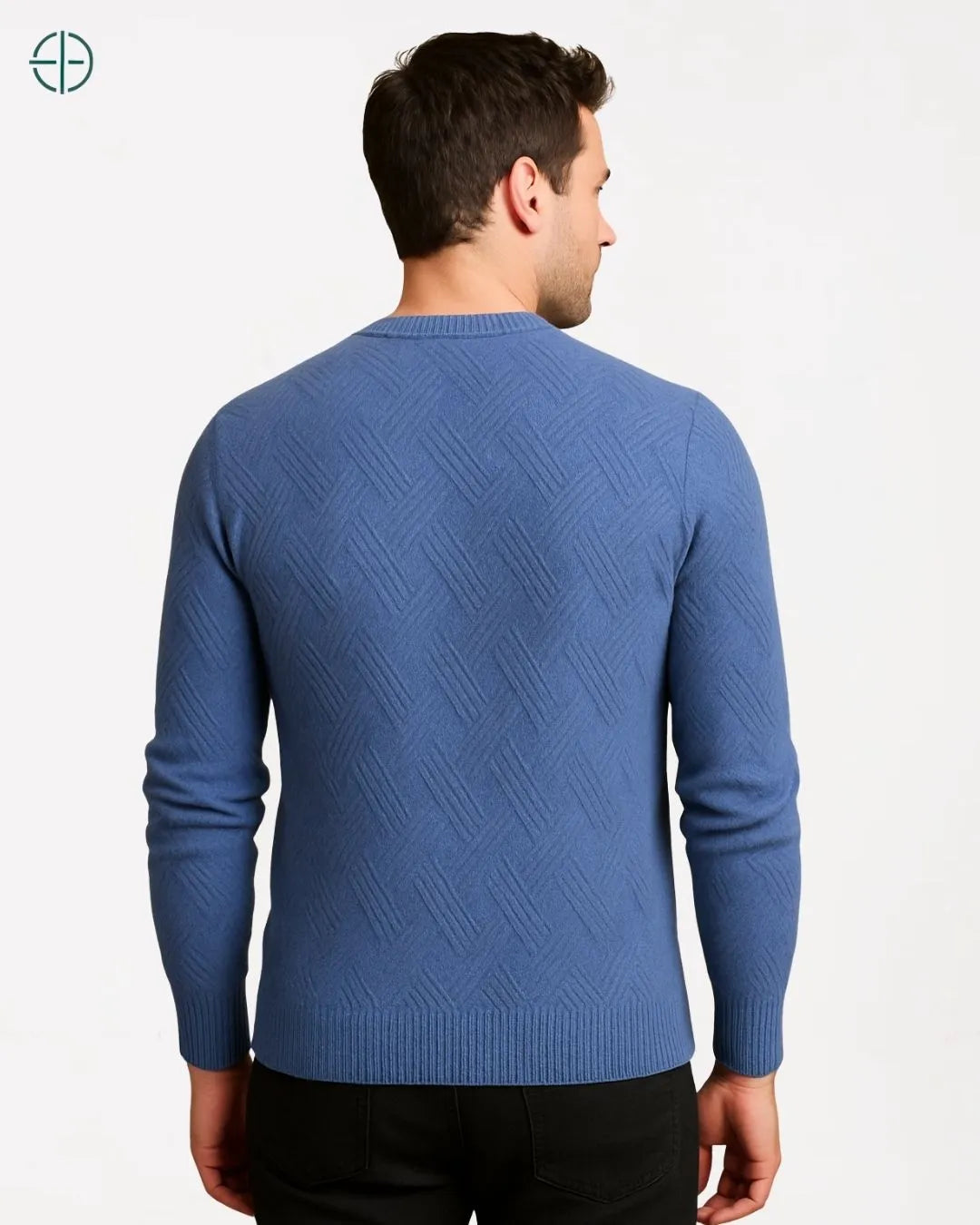 Pulôver Engrossado Masculino 100% Caxemira | Rest Money™