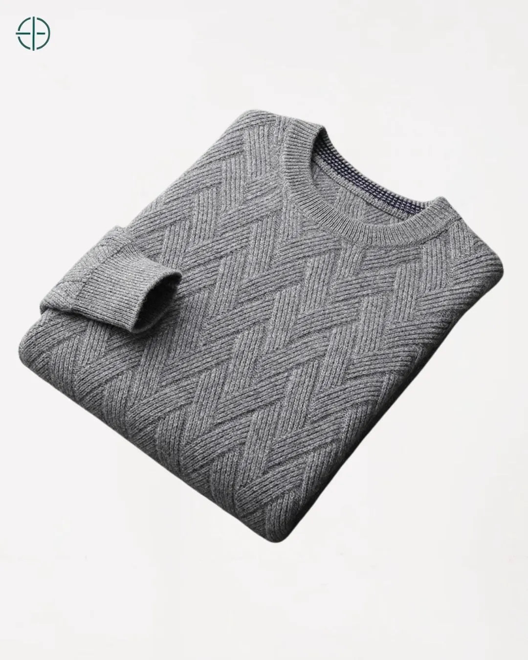 Pulôver Engrossado Masculino 100% Caxemira | Rest Money™