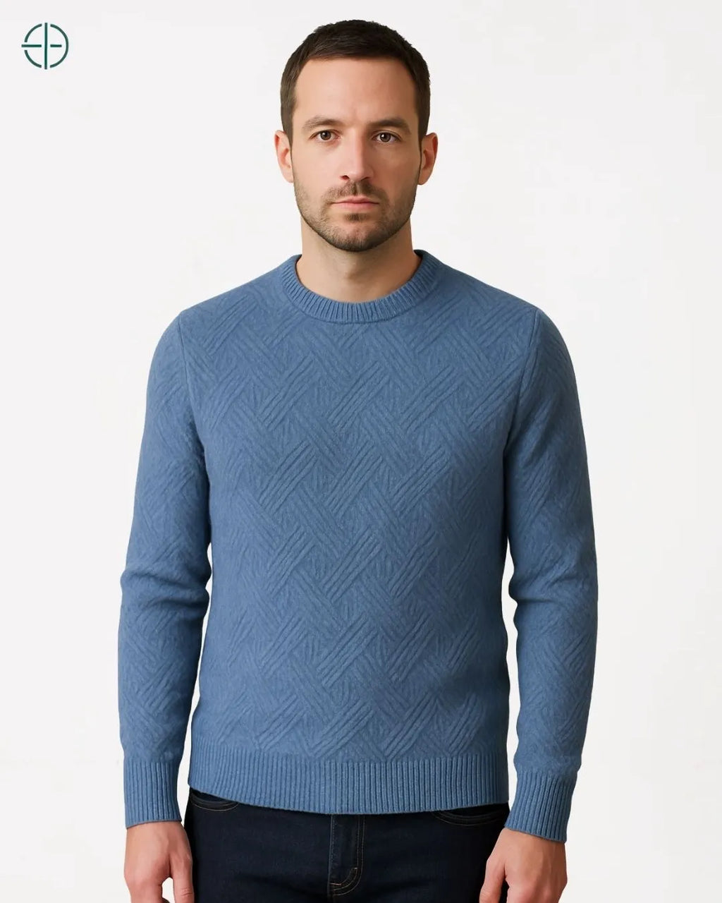 Pulôver Engrossado Masculino 100% Caxemira | Rest Money™
