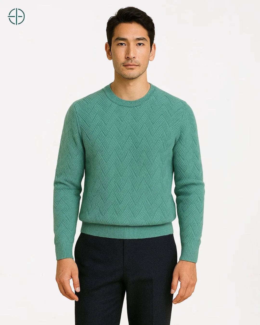 Pulôver Engrossado Masculino 100% Caxemira | Rest Money™