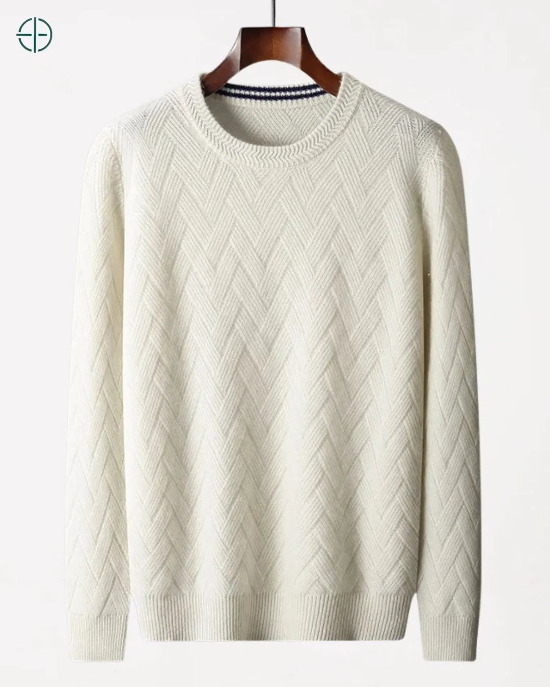 Pulôver Engrossado Masculino 100% Caxemira | Rest Money™