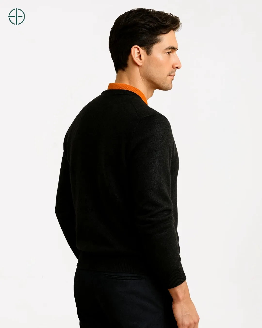 Suéter V Masculino 100% Caxemira | Rest Money™