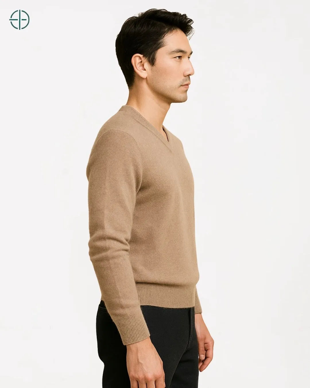 Suéter V Masculino 100% Caxemira | Rest Money™