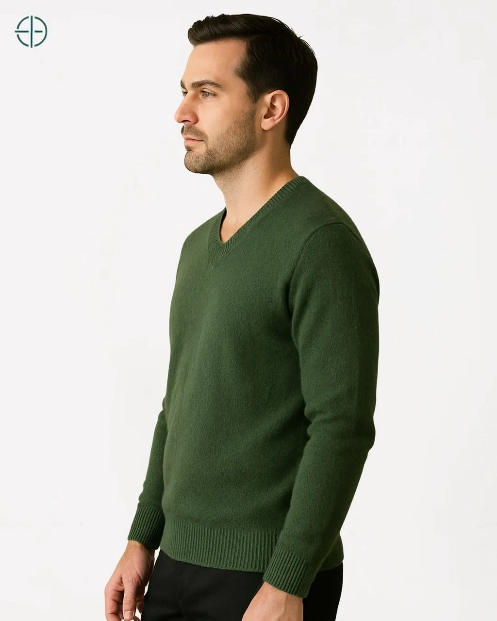 Suéter V Masculino 100% Caxemira | Rest Money™