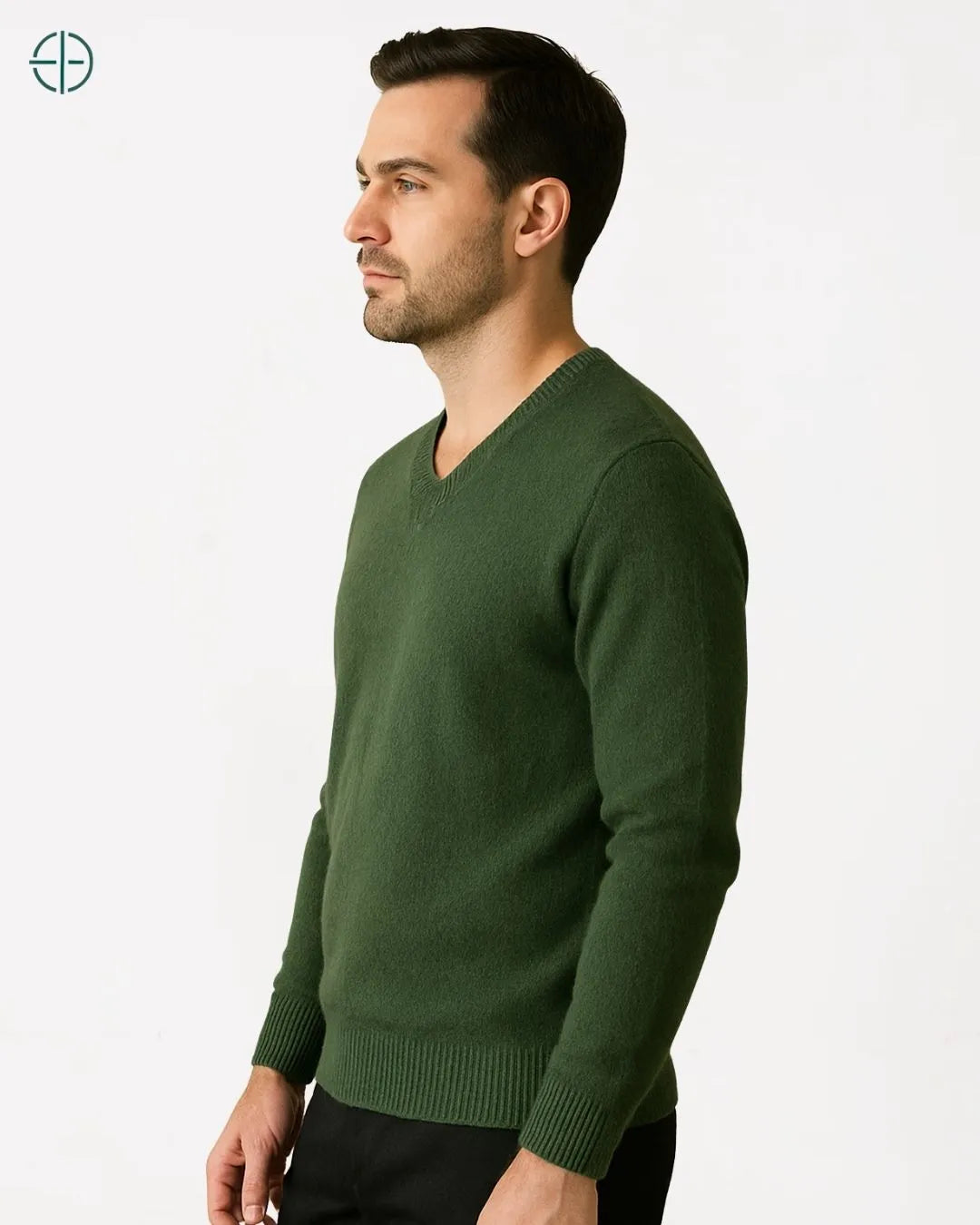 Suéter V Masculino 100% Caxemira | Rest Money™
