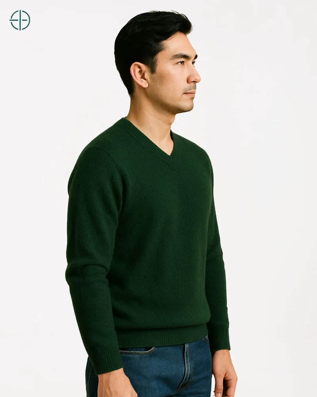 Suéter V Masculino 100% Caxemira | Rest Money™