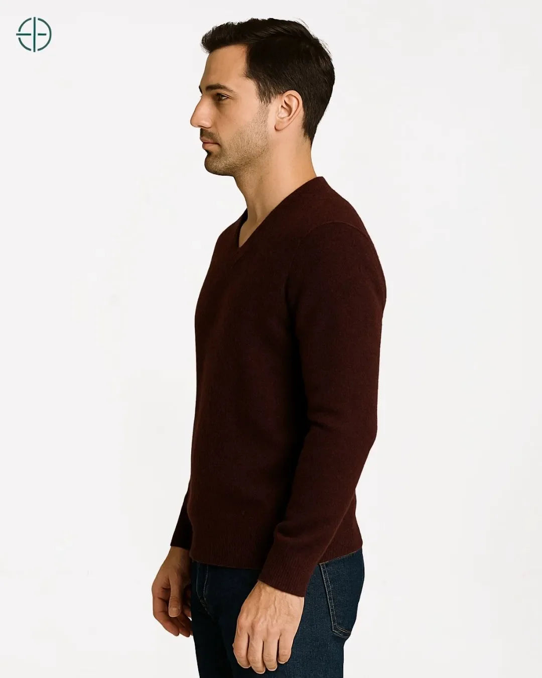 Suéter V Masculino 100% Caxemira | Rest Money™