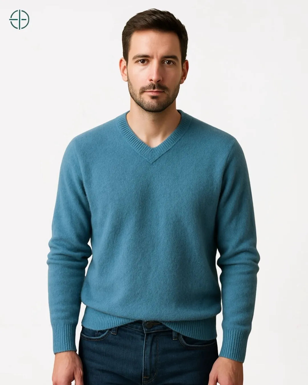 Suéter V Masculino 100% Caxemira | Rest Money™