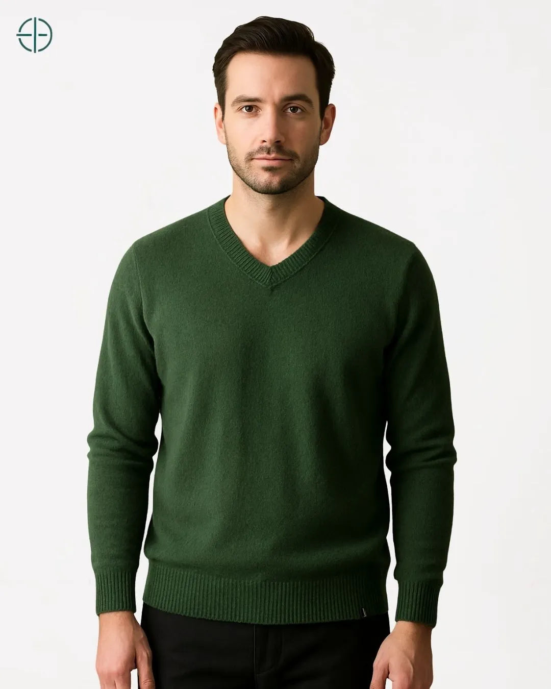 Suéter V Masculino 100% Caxemira | Rest Money™