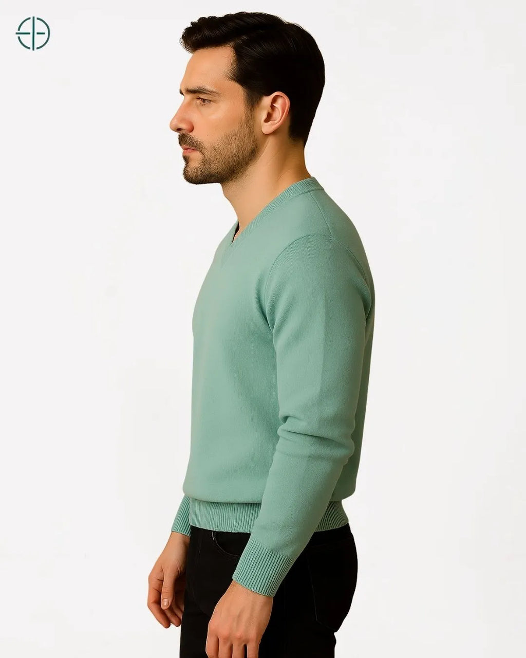 Suéter V Masculino 100% Caxemira | Rest Money™