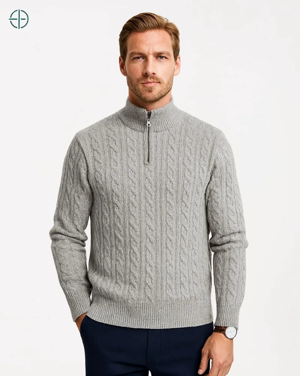 Pulôver Masculino 100% Caxemira | Rest Money™