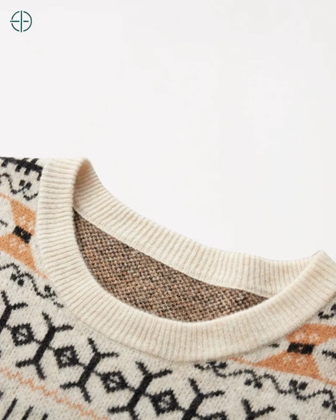 Pulôver Retro 100% Caxemira | Rest Money™