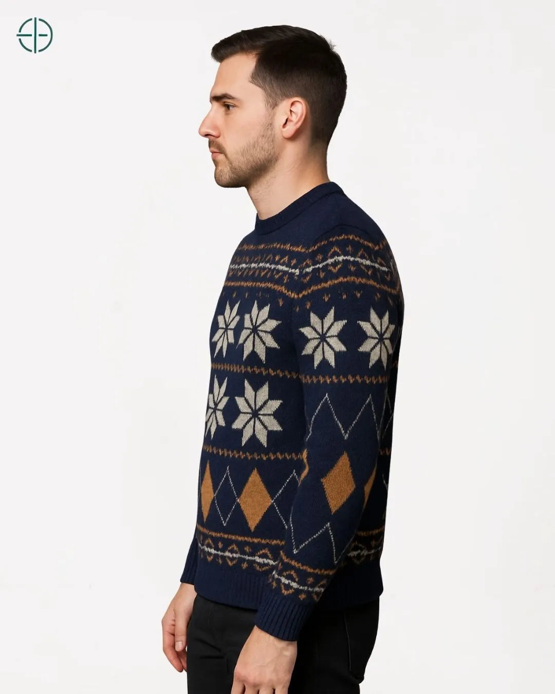 Pulôver Retro 100% Caxemira | Rest Money™