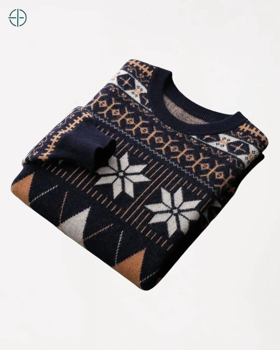 Pulôver Retro 100% Caxemira | Rest Money™