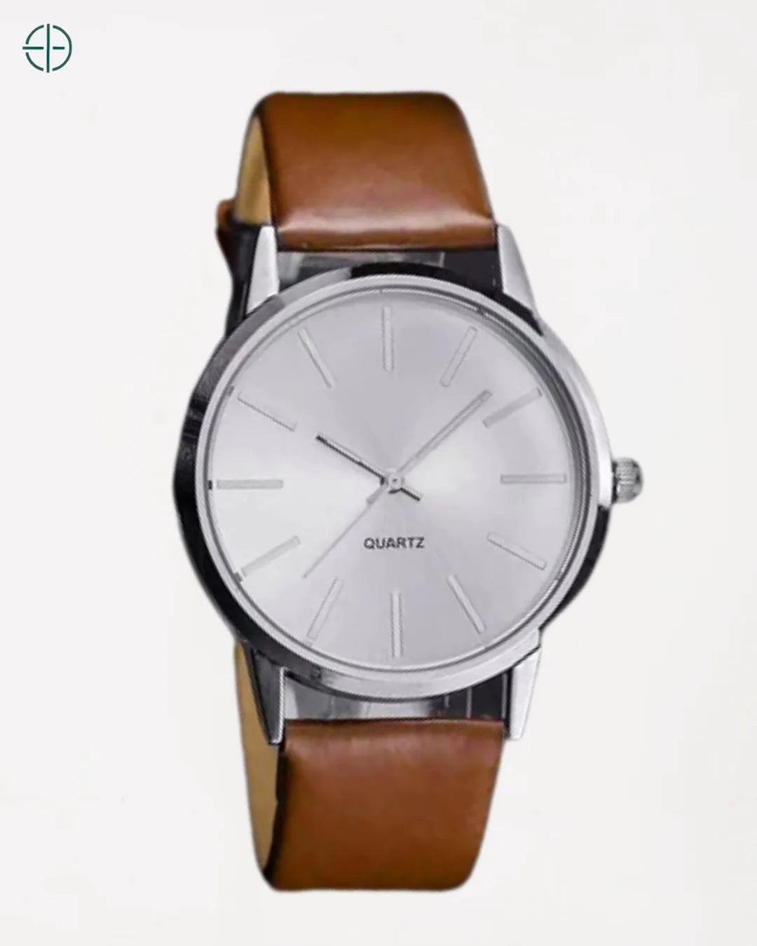 Relógio Masculino de Quartzo com Pulseira de Couro | Rest Money™