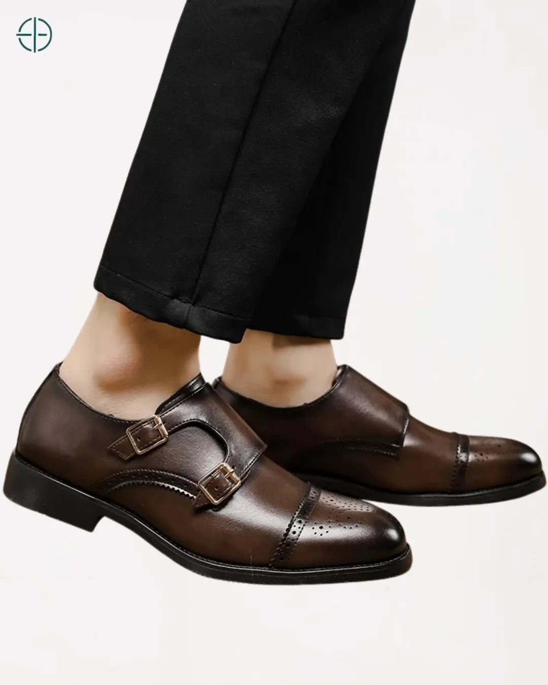 Sapato Masculino Robusto de Luxo Marrom | Rest Money™