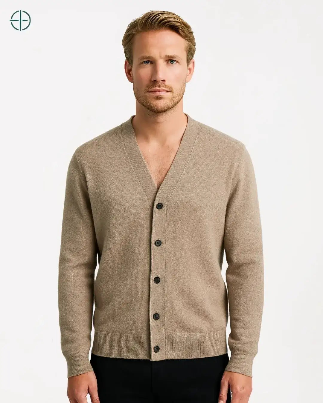 Suéter Gola V 5 Botões 100% Caxemira | Rest Money™