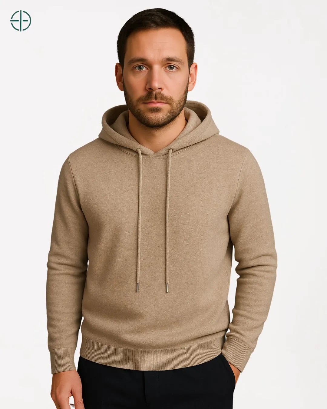 Suéter Masculino com Capuz 100% Caxemira | Rest Money™