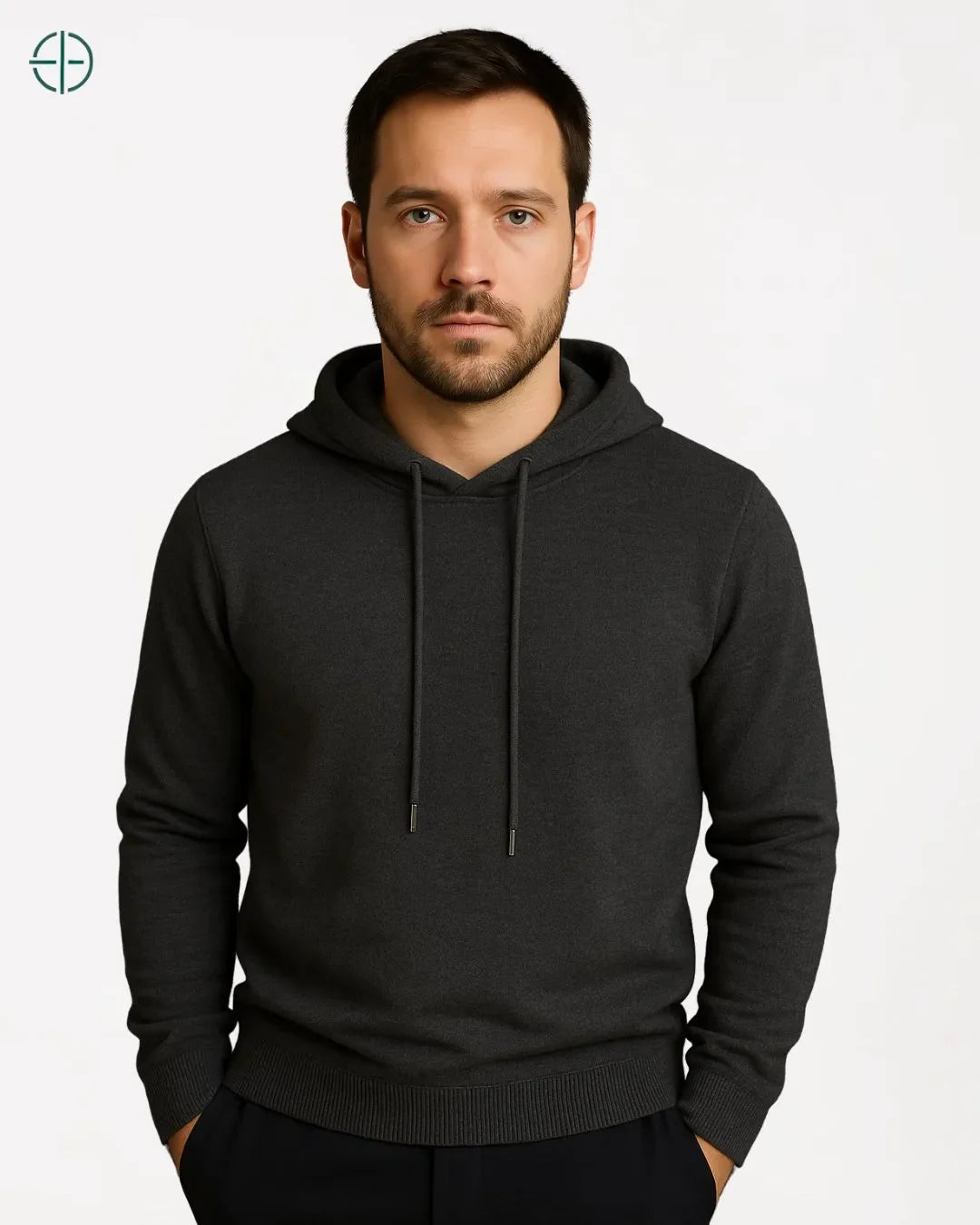 Suéter Masculino com Capuz 100% Caxemira | Rest Money™