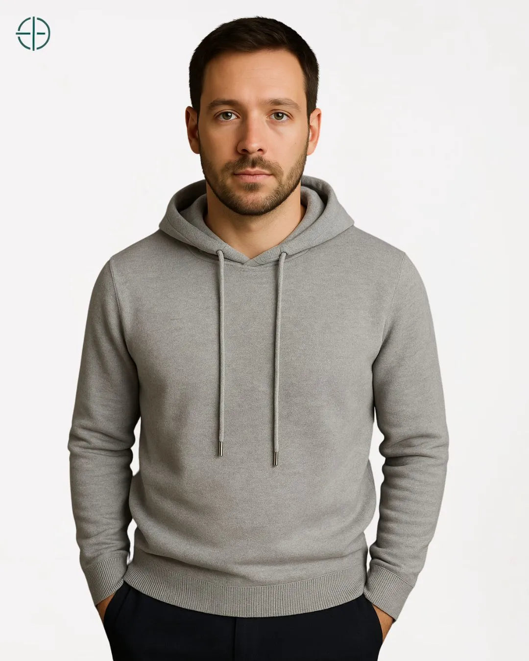 Suéter Masculino com Capuz 100% Caxemira | Rest Money™