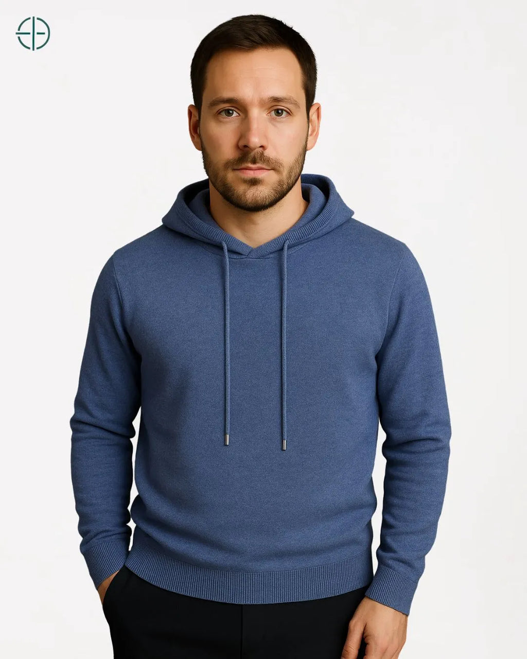 Suéter Masculino com Capuz 100% Caxemira | Rest Money™