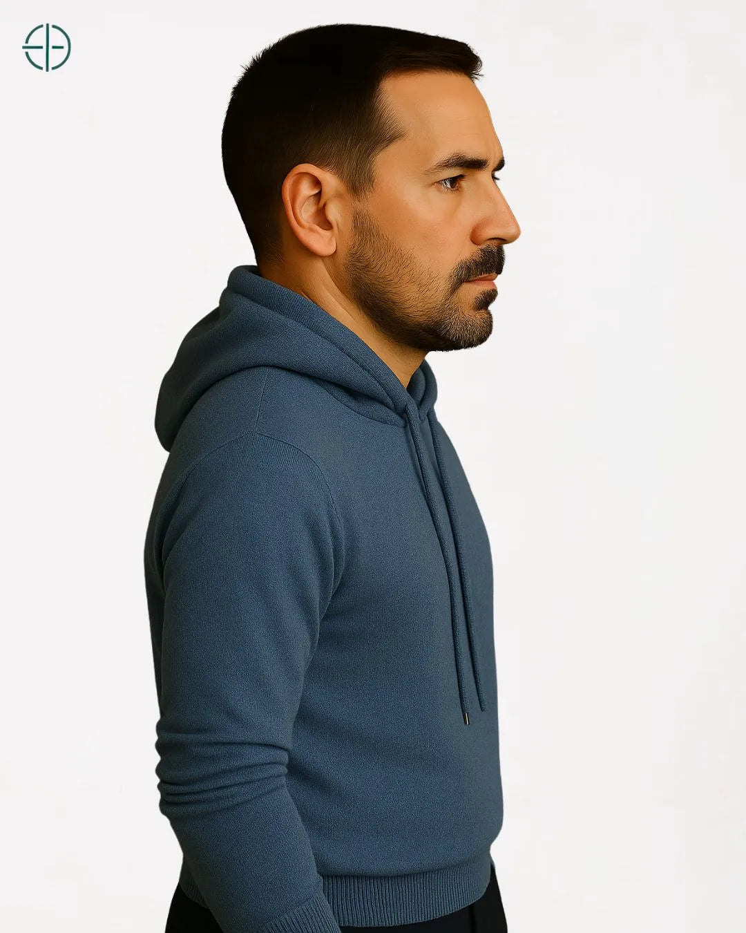 Suéter Masculino com Capuz 100% Caxemira | Rest Money™