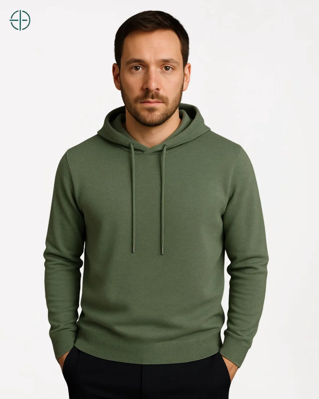 Suéter Masculino com Capuz 100% Caxemira | Rest Money™