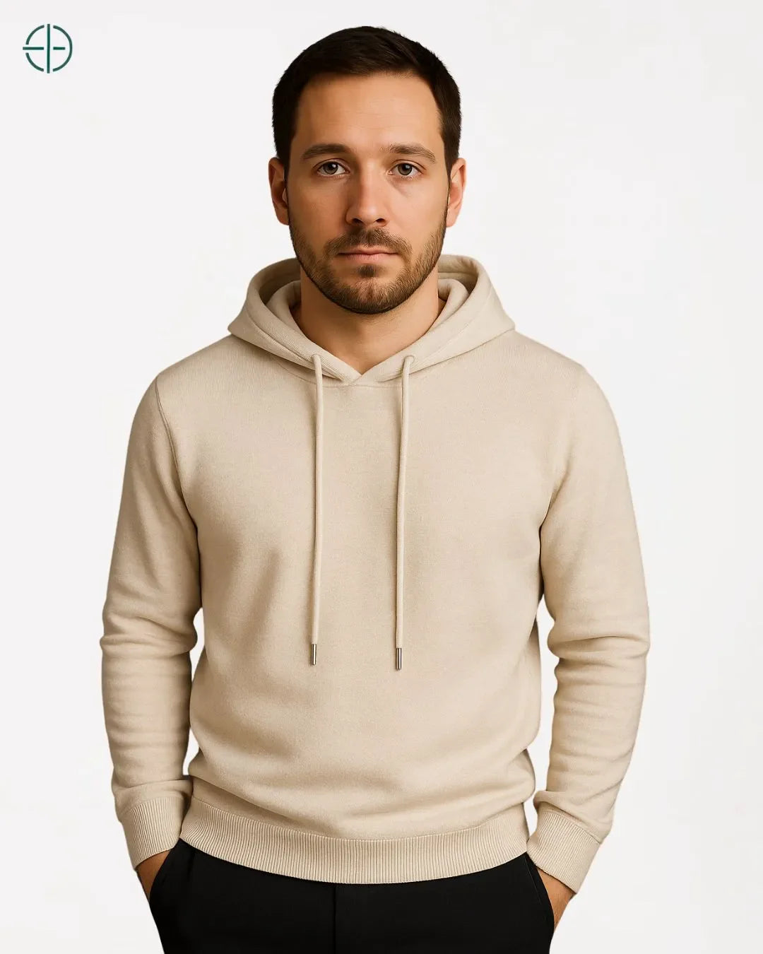 Suéter Masculino com Capuz 100% Caxemira | Rest Money™