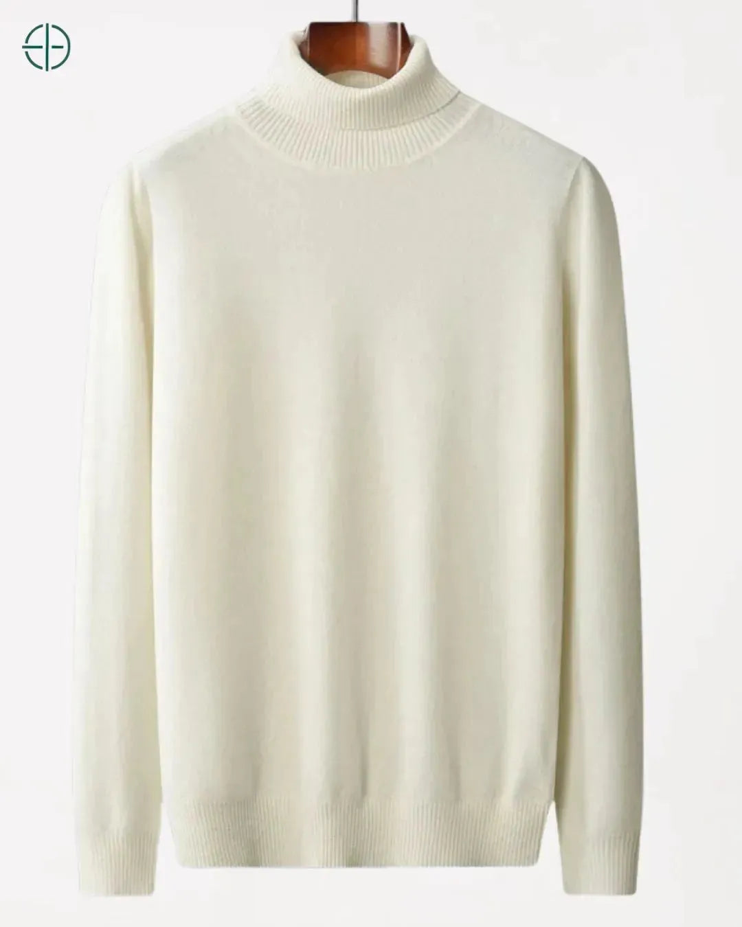 Suéter Masculino Gola Alta 100% Caxemira | Rest Money™