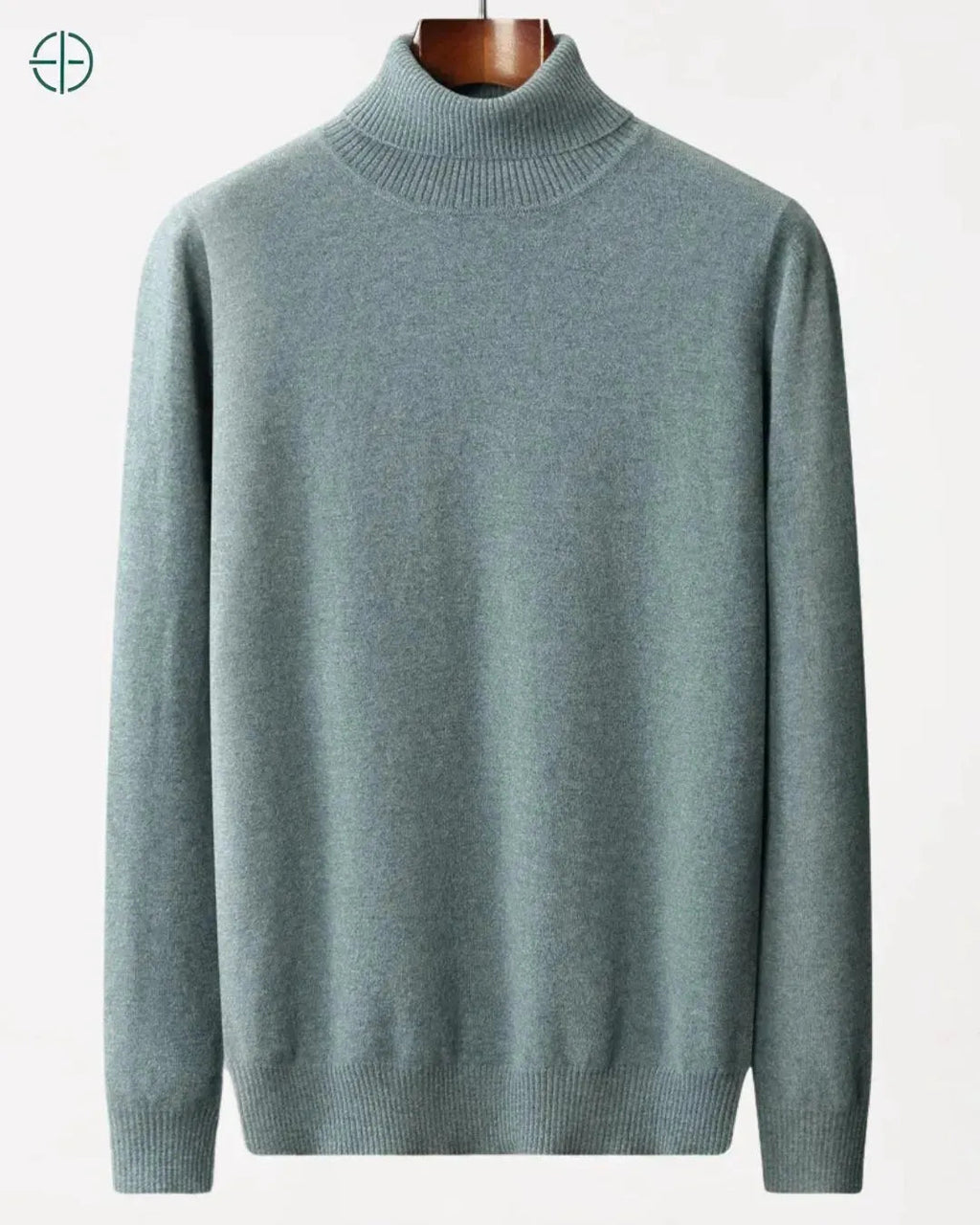 Suéter Masculino Gola Alta 100% Caxemira | Rest Money™