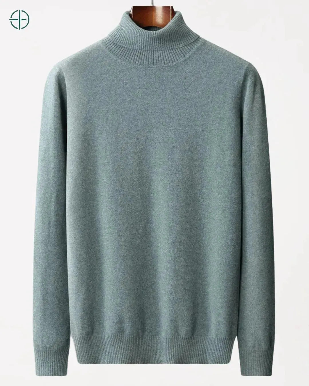 Suéter Masculino Gola Alta 100% Caxemira | Rest Money™