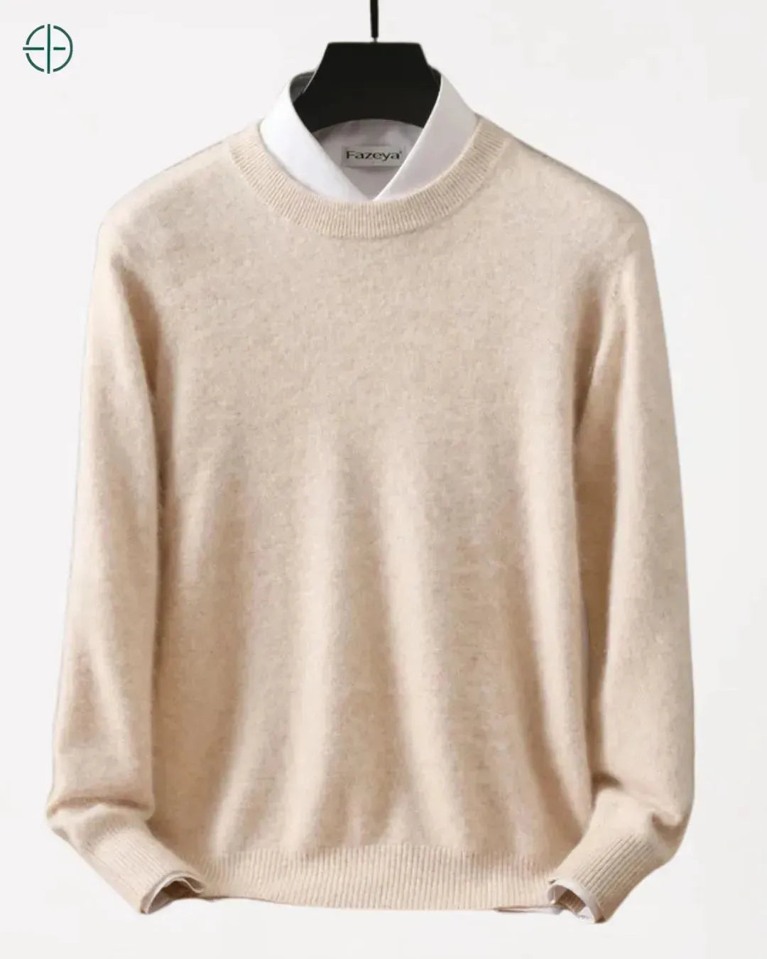 Suéter Masculino Gola Redonda 100% Caxemira | Rest Money™