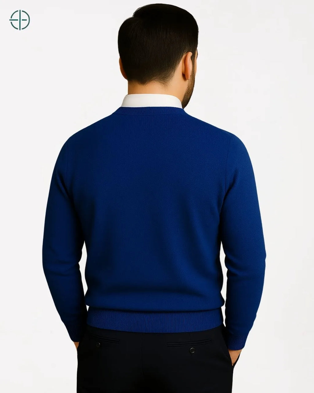 Suéter Masculino Gola Redonda 100% Caxemira | Rest Money™