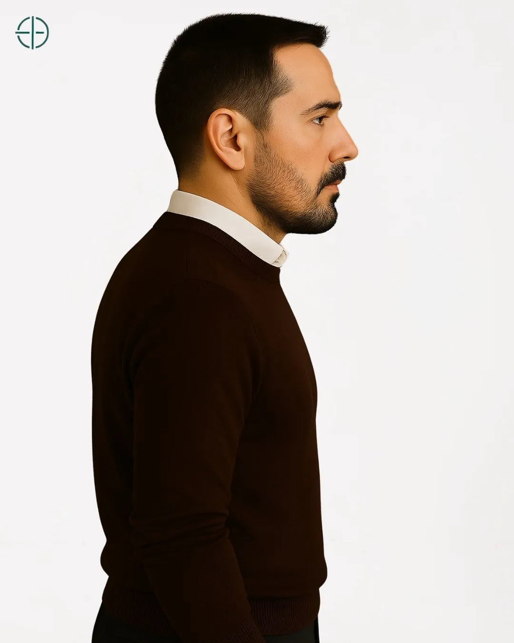 Suéter Masculino Gola Redonda 100% Caxemira | Rest Money™