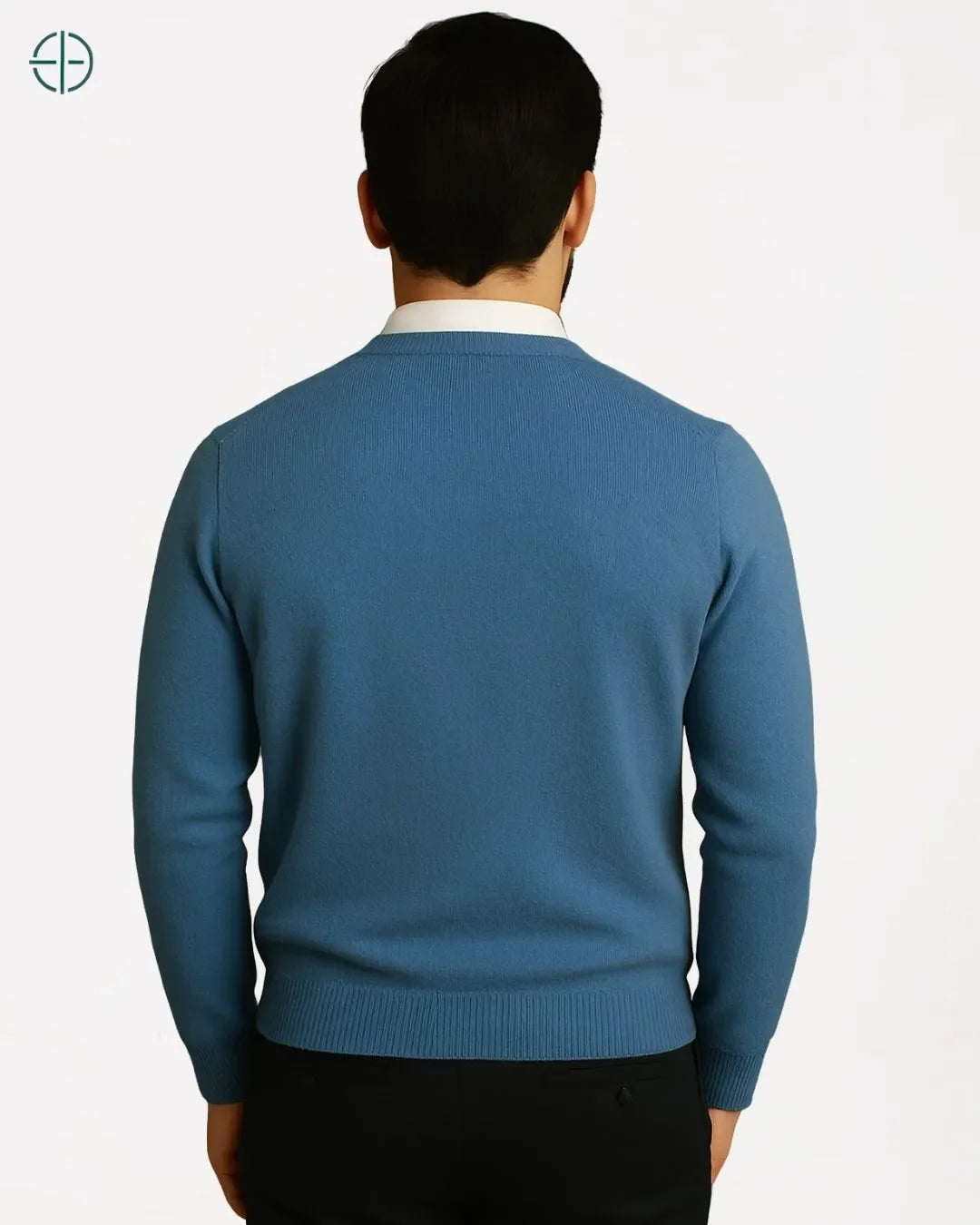 Suéter Masculino Gola Redonda 100% Caxemira | Rest Money™