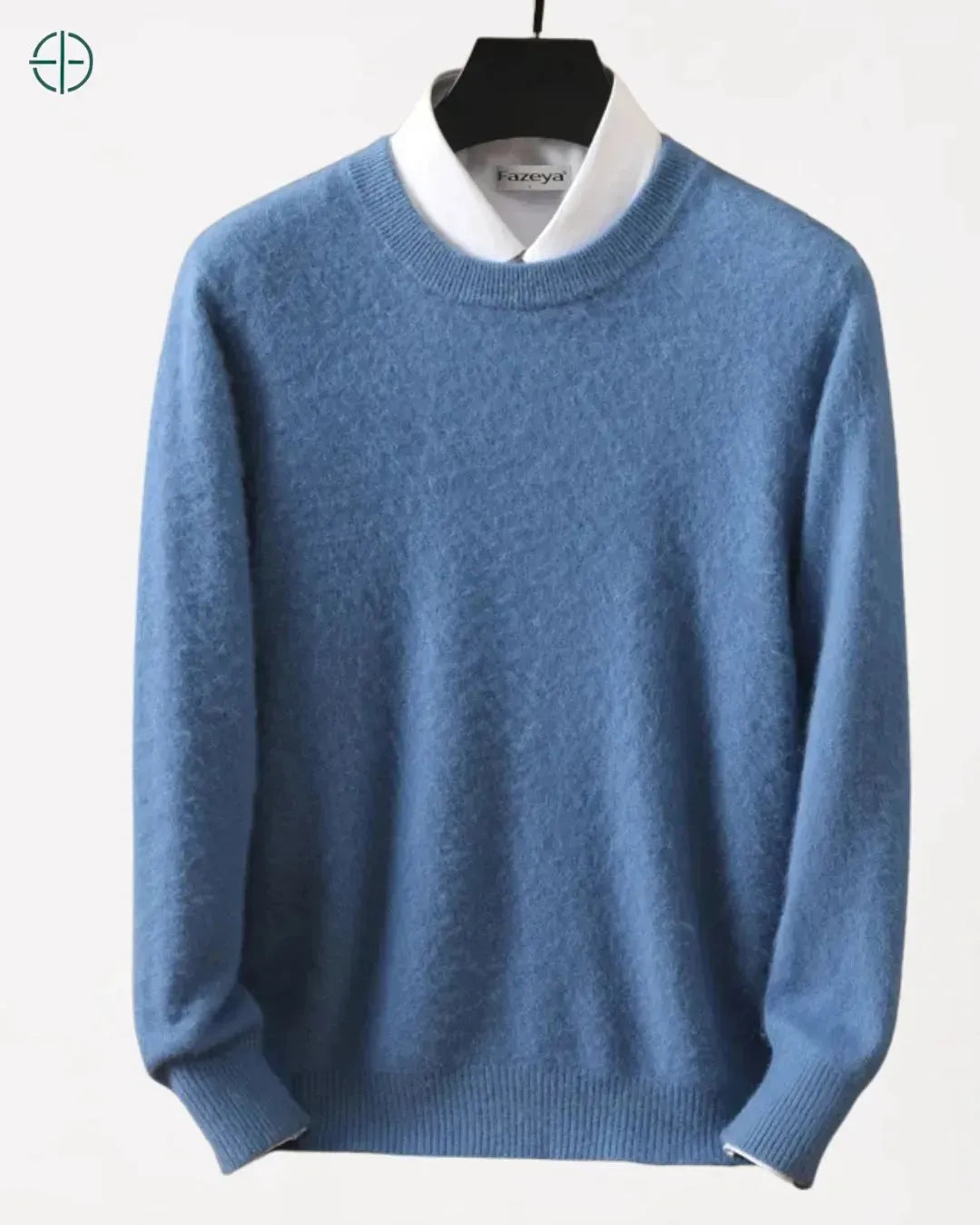 Suéter Masculino Gola Redonda 100% Caxemira | Rest Money™