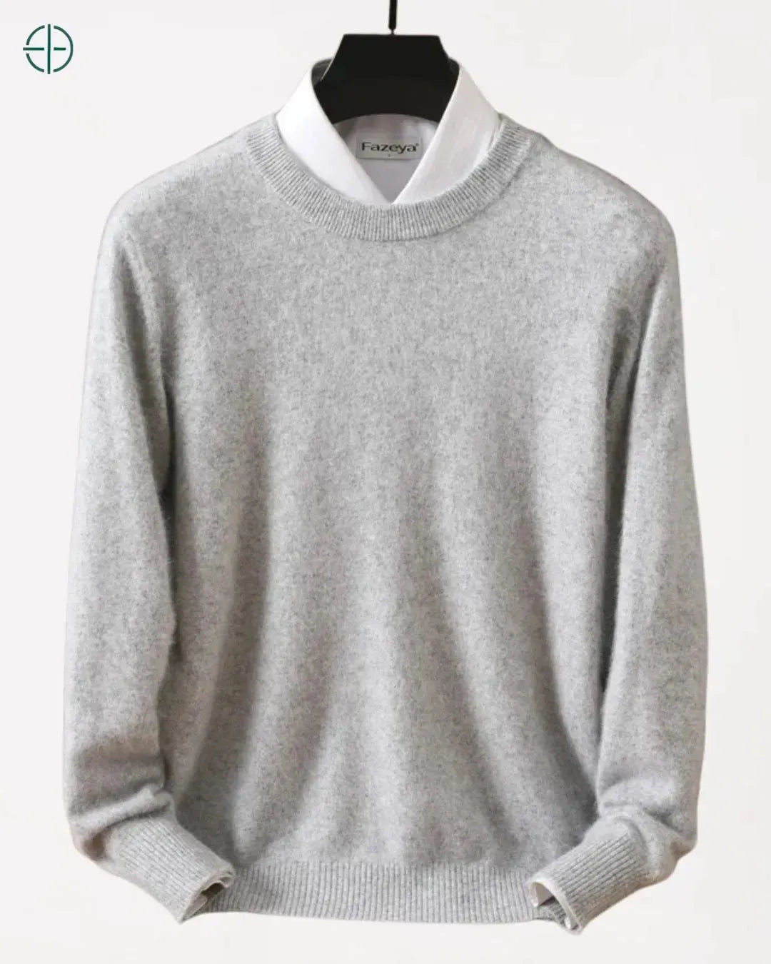 Suéter Masculino Gola Redonda 100% Caxemira | Rest Money™