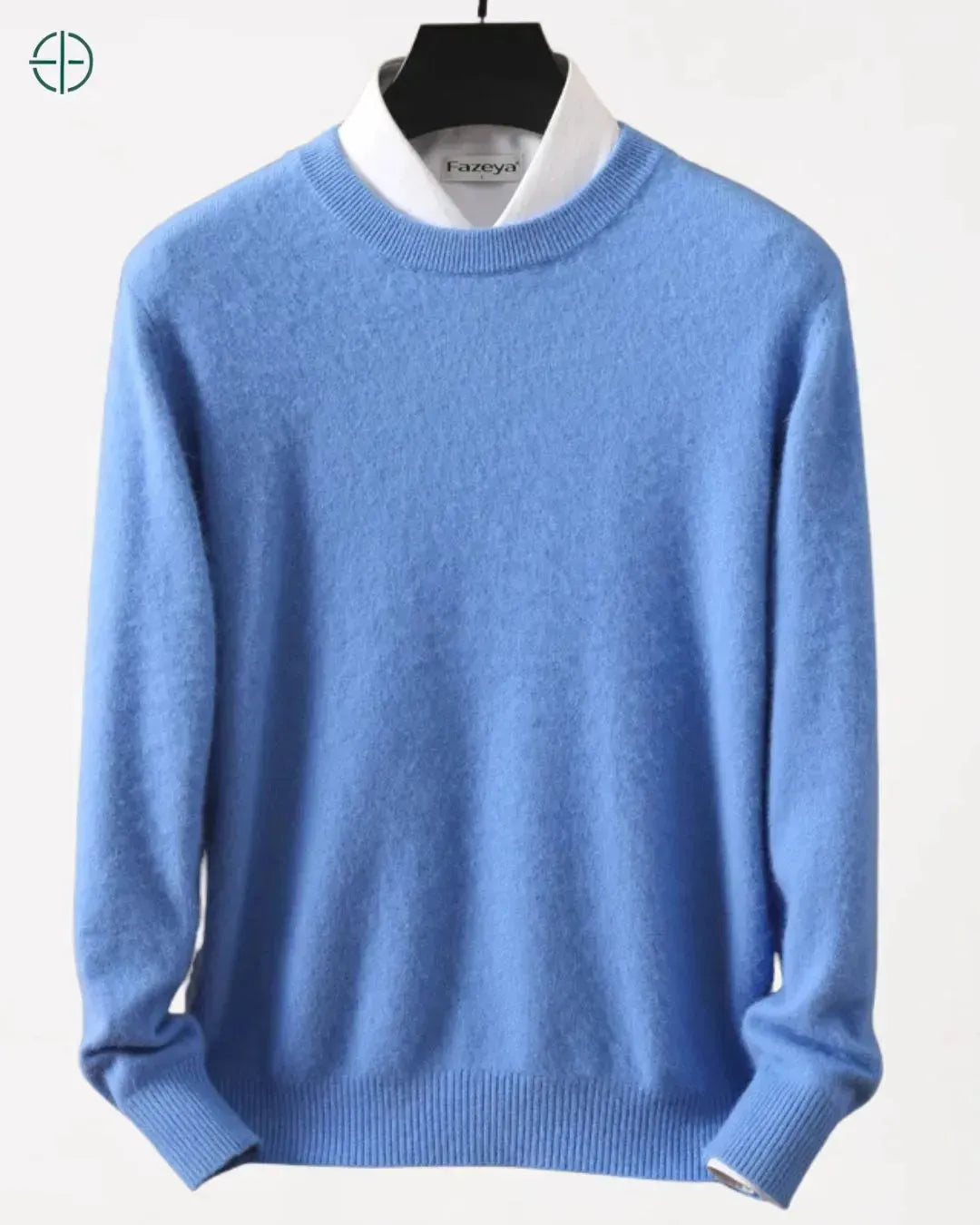 Suéter Masculino Gola Redonda 100% Caxemira | Rest Money™