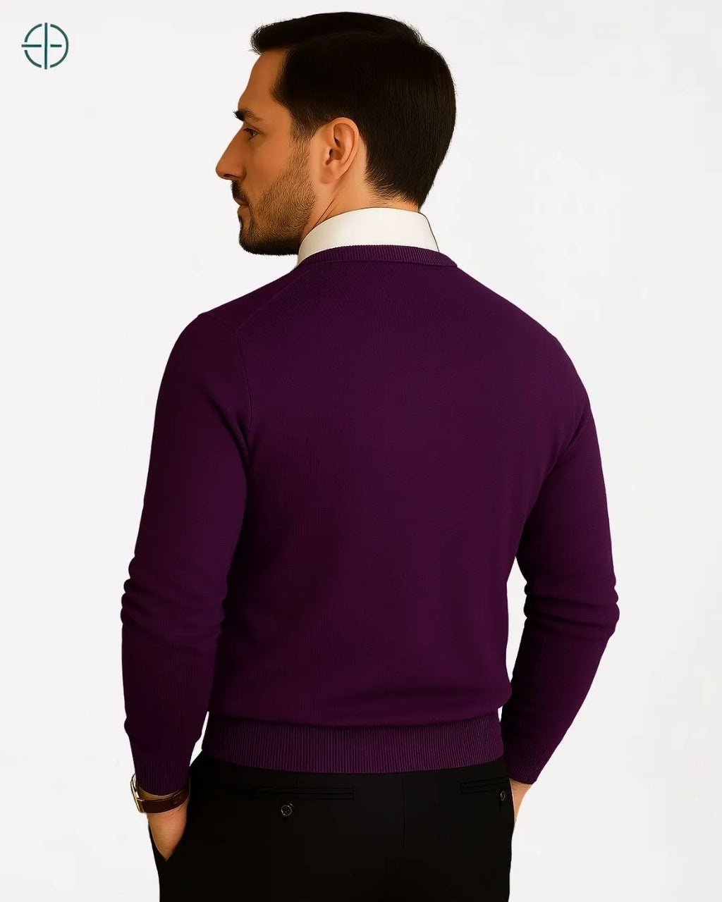 Suéter Masculino Gola Redonda 100% Caxemira | Rest Money™