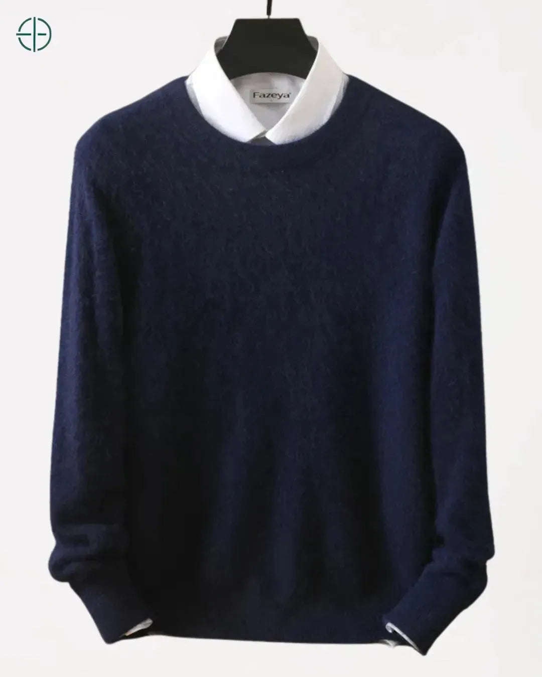 Suéter Masculino Gola Redonda 100% Caxemira | Rest Money™