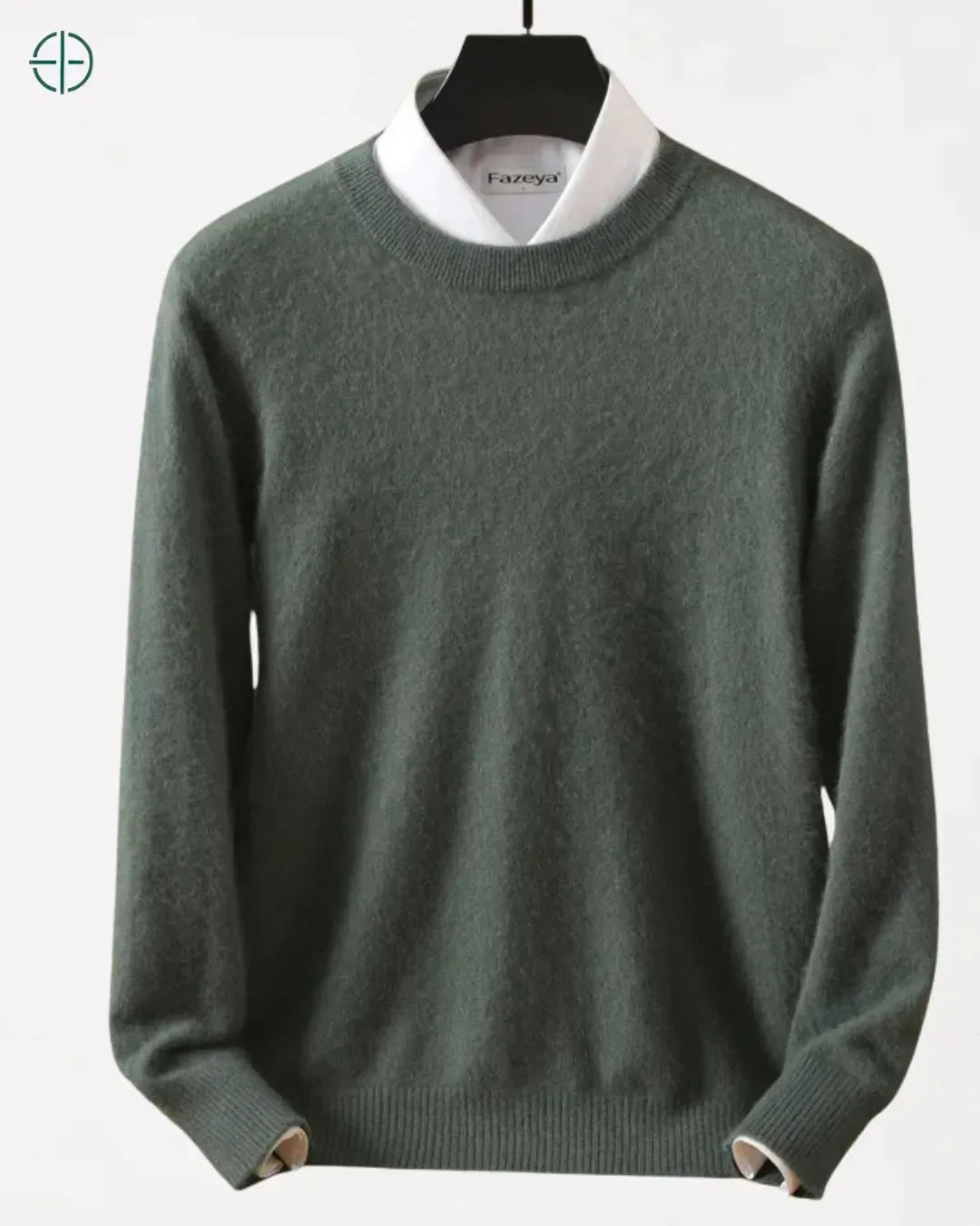 Suéter Masculino Gola Redonda 100% Caxemira | Rest Money™