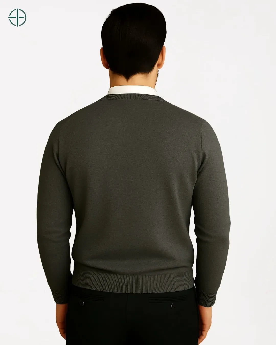 Suéter Masculino Gola Redonda 100% Caxemira | Rest Money™