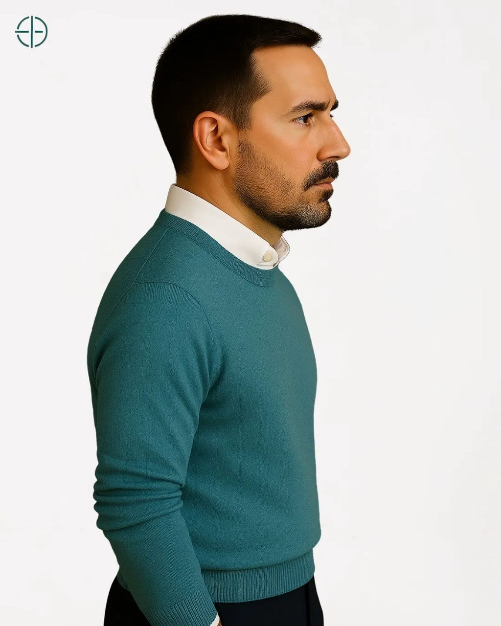 Suéter Masculino Gola Redonda 100% Caxemira | Rest Money™