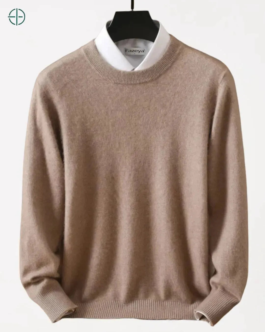 Suéter Masculino Gola Redonda 100% Caxemira | Rest Money™