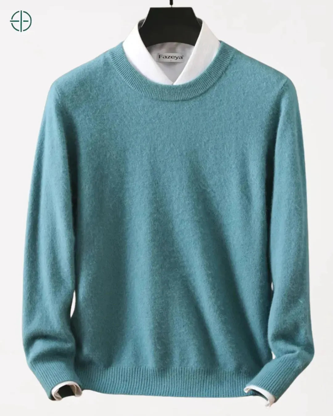 Suéter Masculino Gola Redonda 100% Caxemira | Rest Money™